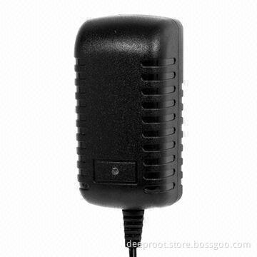 AC/DC Adapter for CCTV Camera with 24W Maximum Output Power, USA-plug, Sized 74 x 50 x 29mm